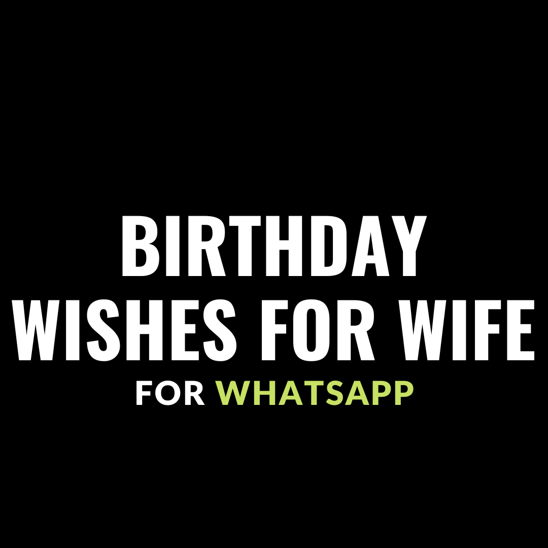 birthday wishes for wife